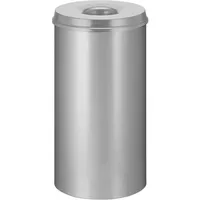 ReinigungsBerater V-Part Selbstlöschender Papierkorb 50 Liter, grau