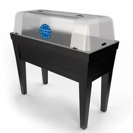 BigDean Hochbeet XXL Balkon 0 x 0 x 0 cm Schwarz