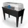 BigDean Hochbeet XXL Balkon 0 x 0 x 0 cm Schwarz