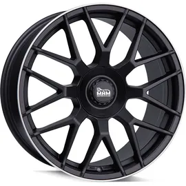 MAM GT1 8,5 x 19 5 x 100 ET45 Matt Schwarz Lip Polish