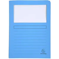 Exacompta 50550E 50er Pack Fenstermappen Super PEFC zertifiziert Karton
