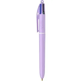 BIC Kugelschreiber 4-Farben Pastellgelb/Pastellrosa/Pastellblau 0,4 mm 1 St.