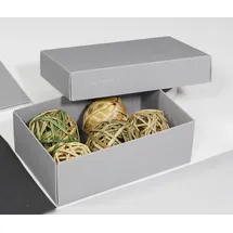 Buntbox 3 BUNTBOX M Geschenkboxen 1,1 l grau 17,0 x 11,0 x 6,0 cm
