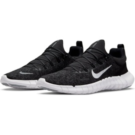 Nike Free Run 5.0 Herren black/white dark smoke grey 41