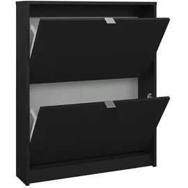 INOSIGN Schuhschrank 70,3 x 85 x 16,6 cm schwarz matt