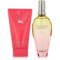 Escada Brisa Cubana Eau de Toilette 100 ml + Body Lotion 150 ml + Tasche Geschenkset