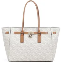 Michael Kors Hamilton Moderne Large Shopper Kunstleder Hellbeige/Braun