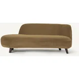 Emmanuel Gallina X Am.pm Dormeuse-sofa Leinenvelours, Rosebury, Design Emmanuel Gallina Bernsteingrün
