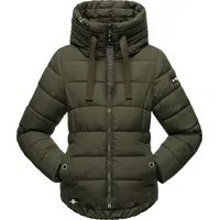 NAVAHOO Damen Steppjacke stylische Winterjacke mit Kapuze Amayaa