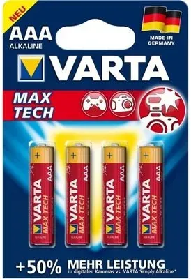 Varta Batterie 4703 Max Tech 4er-Pack