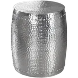 Wohnling Beistelltisch Aluminium silber 42,0 x 42,0 x 49,0 cm