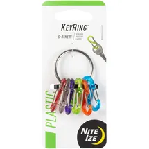 NITE IZE S-Biner Schlüsselring Karabiner Rot/Schwarz/Lila/Grün/Orange/Blau