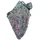 bgents Einstecktuch Handrolliertes Einstecktuch aus Baumwoll-/Leinen mit Paisley-Muster grau
