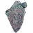 bgents Einstecktuch Handrolliertes Einstecktuch aus Baumwoll-/Leinen mit Paisley-Muster grau