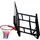 Prosport Basketballkorb zur Wandmontage Schwarz/Orange 80 x 140 x 128,2 cm