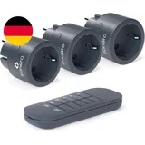 Sonero ® Set Mit 2300 Watt Funksteckdosen | 3 X Fernbedienungssteckdose | 1 X Fe