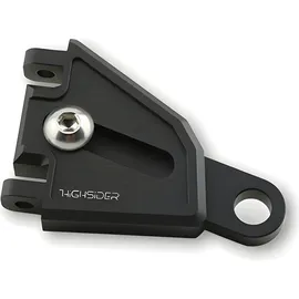 Highsider CNC Alu Lampenhalter EXTEND für Gabel 65 mm längenverstellbar Schwarz