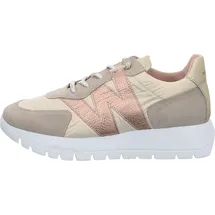 Wonders Sportliche Schnürschuhe für Damen, beige, 39 EU