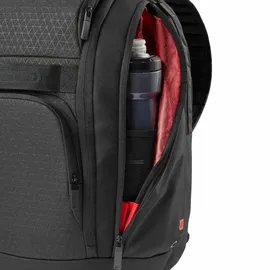 Wilson Clash V3 Super Tour Tennis-Rucksack, Schwarz/Infrarot, für bis zu 2 Schläger