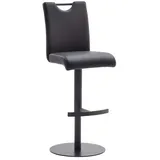 MCA Furniture MCA Barhocker Alesi Lederoptik Schwarz