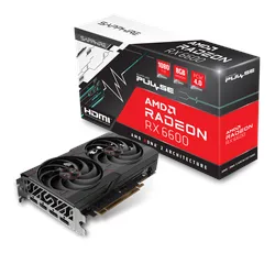 Sapphire Pulse Radeon RX 6600 Grafikkarte - 8GB GDDR6, HDMI, 3x DP