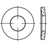 Industrial Quality Supplies DIN 6796 Spannscheiben Federstahl 16 mech.