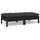 vidaXL 2-Sitzer Loungesofa schwarz inkl. Kissen 806662