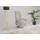 sit&more TV-Sessel Zoe 74 x 112 x 82 cm Beige mit Kopfteilverstellung & 360° Drehfunktion