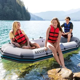 Intex Schlauchboot-Set Mariner 4 inkl. Außenbordmotor | Befestigung