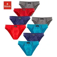 LE JOGGER Slip »Minislip«, (Packung, 8 St.), knappe Form,