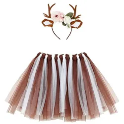 Rentier Kostüm-Set für Damen 2-teilig - M-L