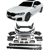 Sport StoÃstangen Kit Bodykit  G30 LCI 2020 - Front und Heck  inkl. Seitenschweller mit PDC,  Sport Paket passend für BMW 5er G30 LCI 2020-