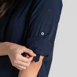 Craghoppers Langarmbluse Blau 38
