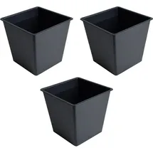 Estexo Blumentopf Einsatz 26 x 26 x 26 cm Schwarz
