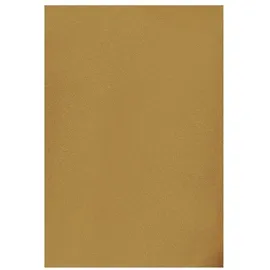 Rayher Prägefolie, Metallicfolie, dünnes Aluminium, beidseitig gold, 20 x 30 cm, Stärke 0,15 mm, Beutel 3 Bögen, zum Verzieren von Karten, zum Basteln von 3D-Dekorationen, 2707006