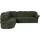 DOMO collection Eckcouch Polyester L-Form 246cm Grün