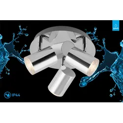 BRILONER LEUCHTEN LED Deckenspot "BANYO", weiß, Lampen