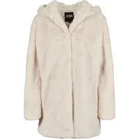 URBAN CLASSICS Hooded Teddy Coat Jacke White 5XL