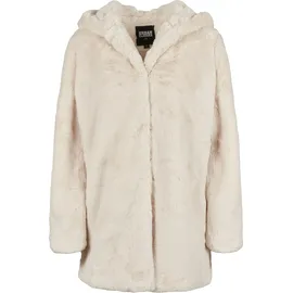 URBAN CLASSICS Hooded Teddy Coat Jacke White 5XL