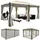 Proregal Pergola Cadiz 5 x 3 m Creme
