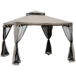 Outsunny Pavillon, BxHxT: 294 x 265 x 294 cm