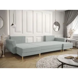 Mirjan24 Wohnlandschaft Grau,