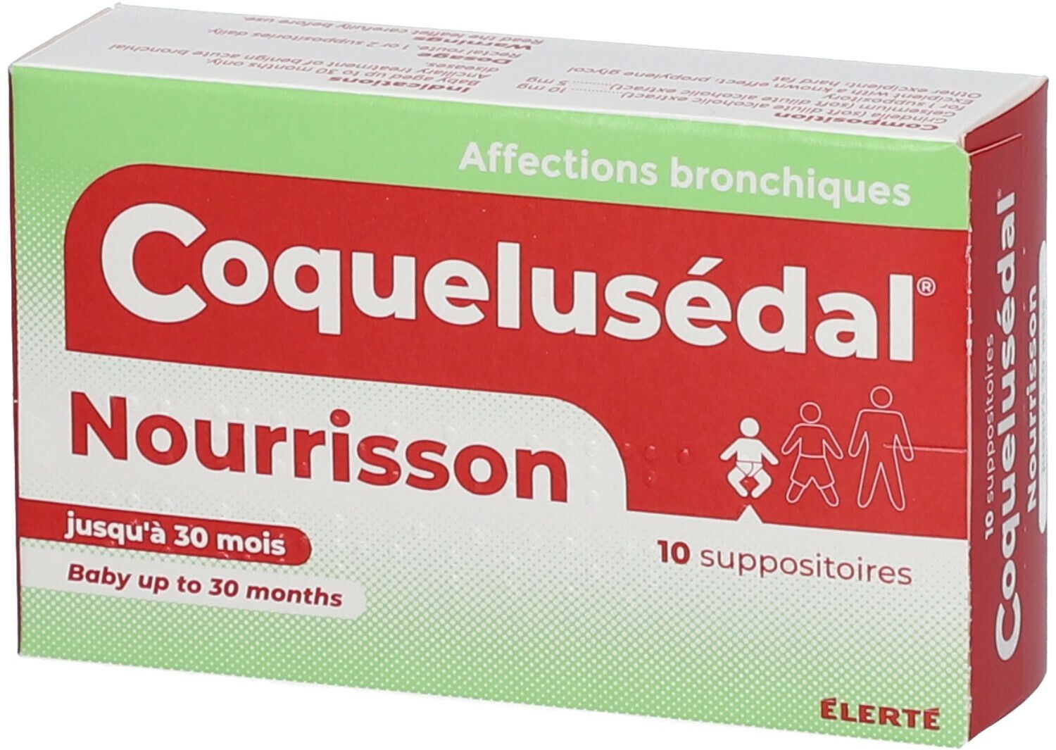 Élerté Coquelusédal nourrisson 10 pc(s) suppositoire(s)