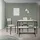 ML-Design Esstisch Set 4-teilig, Sonoma-Eiche, Esszimmertisch mit 2 Stühlen 1 Bank, Essgruppe für 4 Personen, Sitzgruppe Küchentisch Metallrahmen, Bartisch Set, Esszimmergruppe für Küche Esszimmer