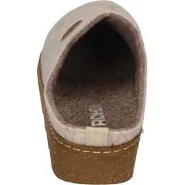 ROHDE Damen Hausschuh Pantoffel Filz zarte Farbe bequem Foggia-D 6120, Größe:37 EU, Farbe:Beige - 37