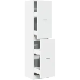 vidaXL Apothekerschrank Weiß 40 x 41 x 174,5 cm Weiß