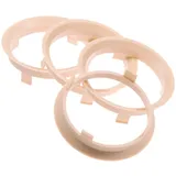RKC 4X Zentrierringe 60,1 x 56,1 mm Beige Hochwertiger ABS Kunststoff Nabenkappen Made in Germany
