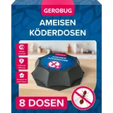 Gerobug® Ameisengift draußen & drinnen - Ameisen-Köderdosen 8 STK. - Ameisenfallen für Innen - Ameisenköder für Innen - Ameisenköderdose Außen - Ameisen bekämpfen - Ameisenmittel