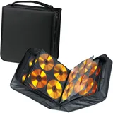 Hama CD-Wallet Nylon 304 schwarz + CD-Pflegetuch