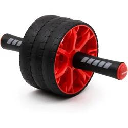 Bauchroller – 3 Stufen Bauchtrainer. Fitnesstrainer mit Kniepad SCHWARZ No Size